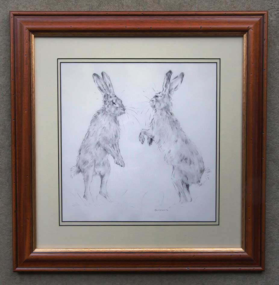 Artist drawings and paintings professionally framed in Newark and Retford Nottinghamshire